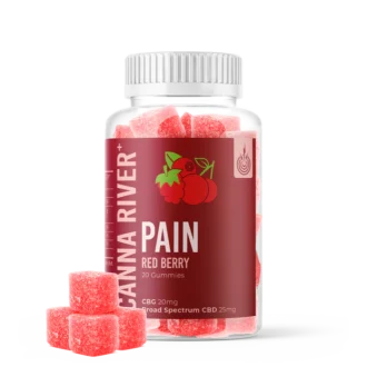 CBD Gummies Pain Red Berries
