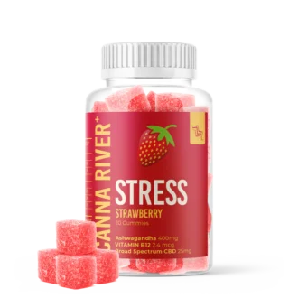 CBD Gummies Stress strawberry